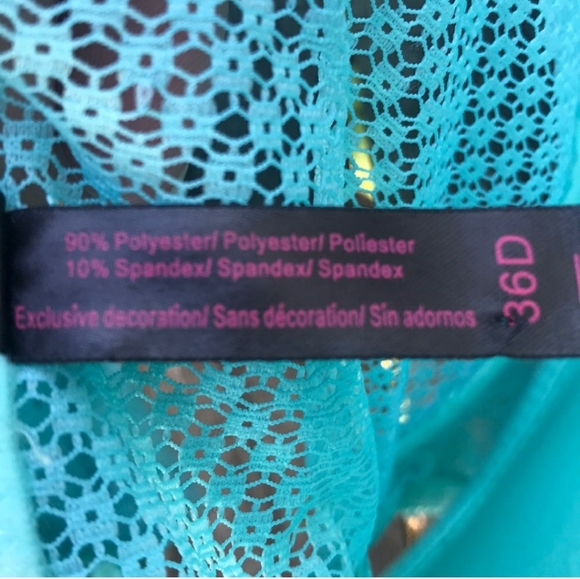 💐 lacy aqua bra - Picture 5 of 6